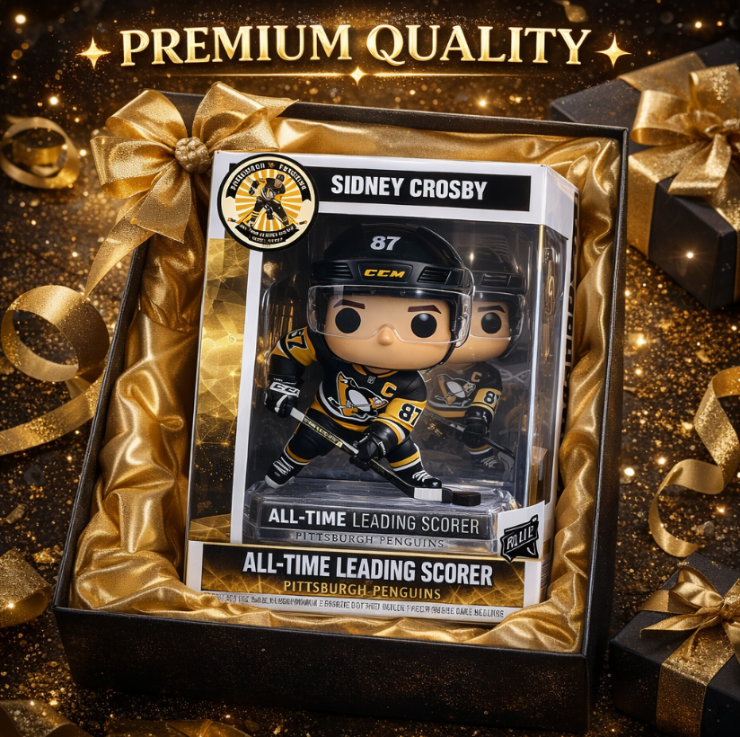 Sidney Crosby All Time Leading Scorer Figure Doll🏒🏆
