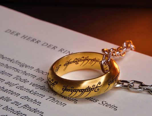 The Lord of the Rings - The One Ring on Stainless Steel Chain🏆