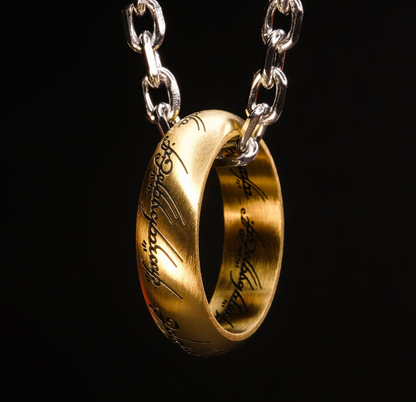 The Lord of the Rings - The One Ring on Stainless Steel Chain🏆