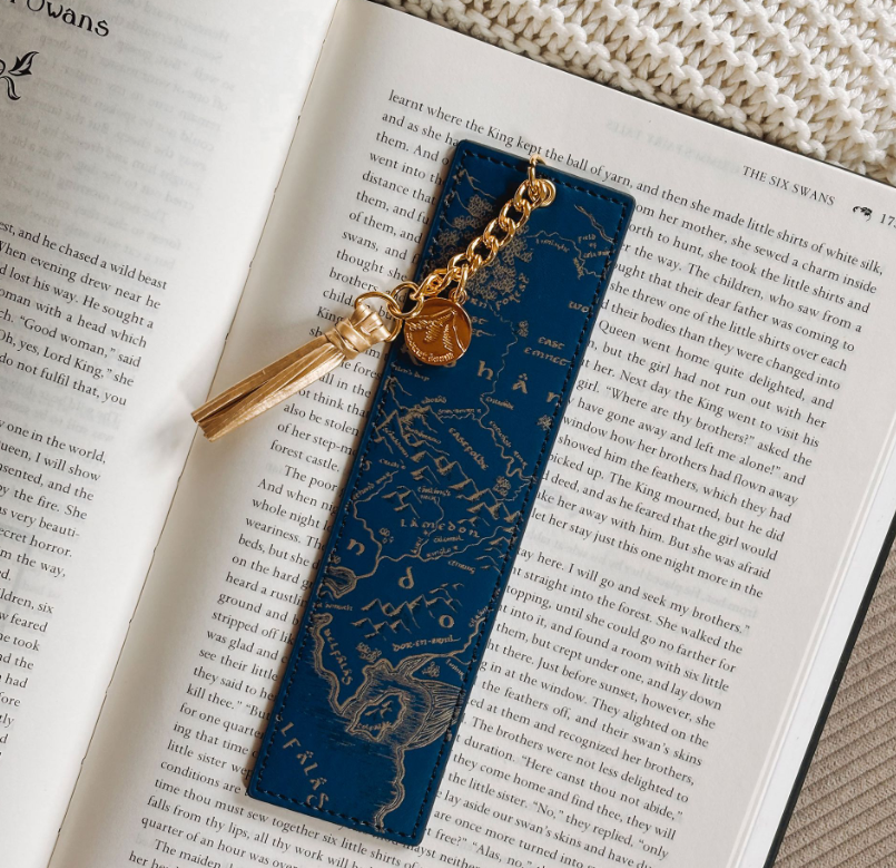 The Lord of the Rings - Middle-earth Map and Ring Inscription Bookmark Set🏆