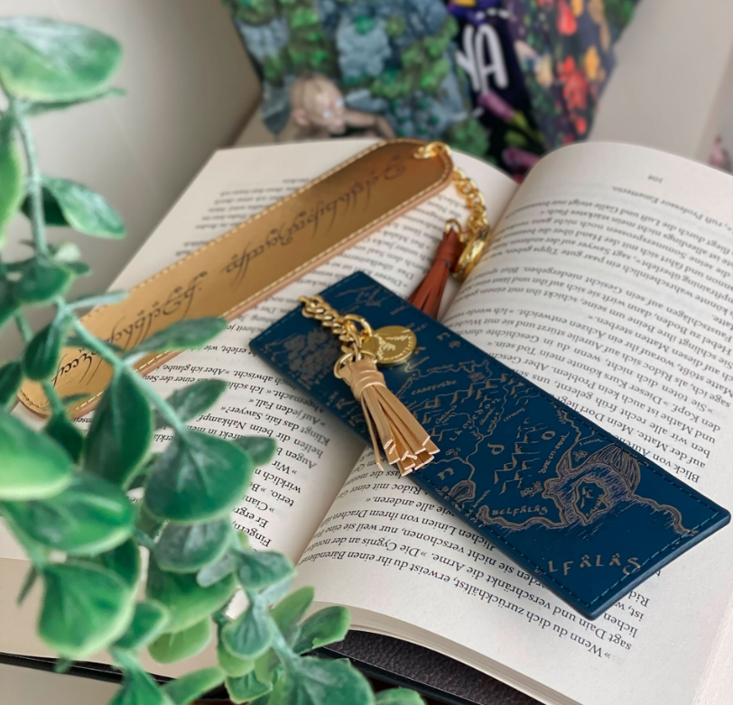 The Lord of the Rings - Middle-earth Map and Ring Inscription Bookmark Set🏆